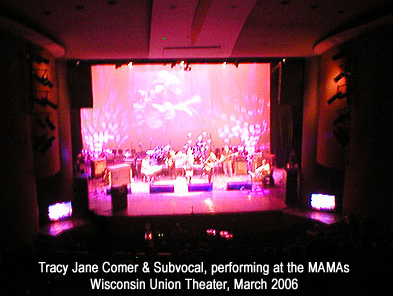 Tracy Jane Comer at the Madison Area Music Awards, 2006